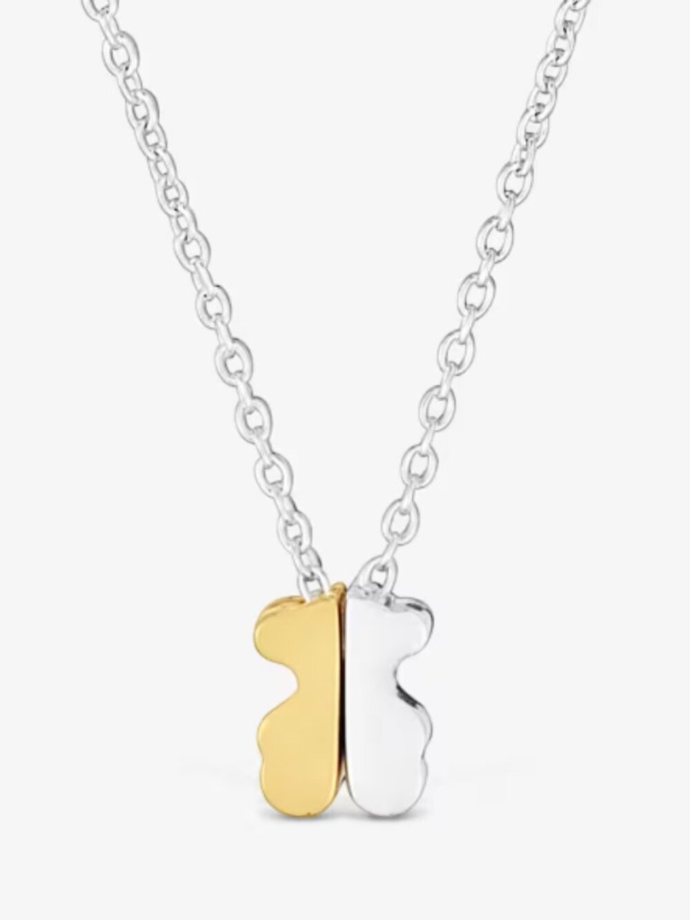 Tous Two-tone Necklace with 8 mm bear motif Tous 1950